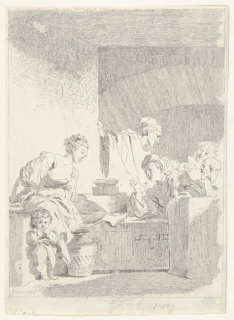 Interior — Jean-Honoré Fragonard