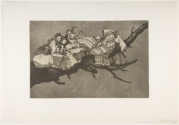 Ridiculous Folly, from the 'Disparates' (Follies / Irrationalities) — Francisco Goya