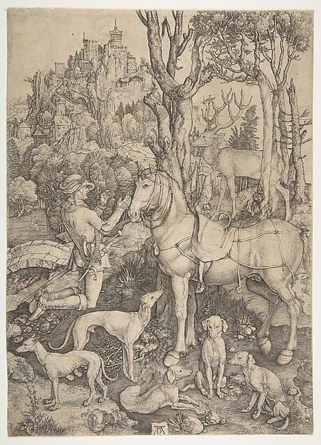 Saint Eustace — Albrecht Dürer