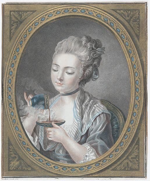 The Woman Taking Coffee — Louis-Marin Bonnet