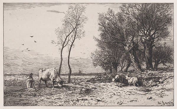 L'Hiver — Charles Émile Jacque