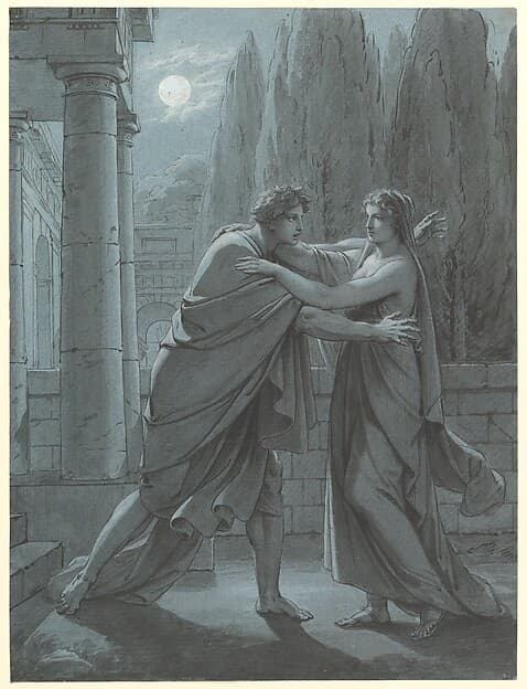 Lais Taking Aristipp by Surprise — Heinrich Füger