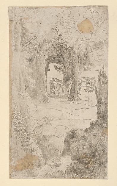 Faunes Dansant (Dancing Fauns) — Rodolphe Bresdin