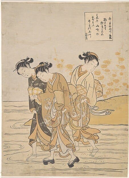 井手の玉川|Jewel River at Ide (Ide no Tamagawa) — Suzuki Harunobu