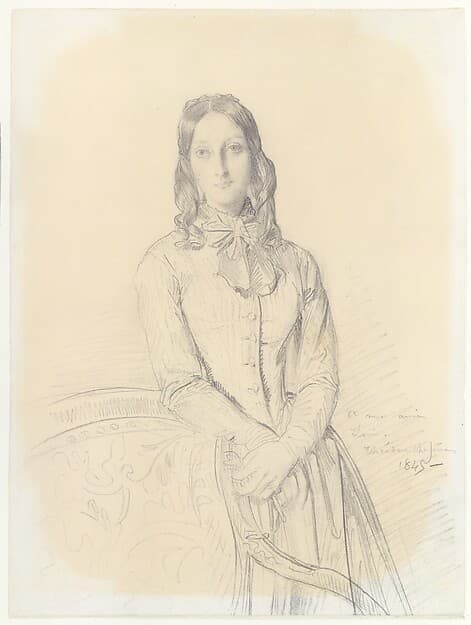 Portrait of Madame Gabrielle Marcotte de Quivières — Théodore Chassériau