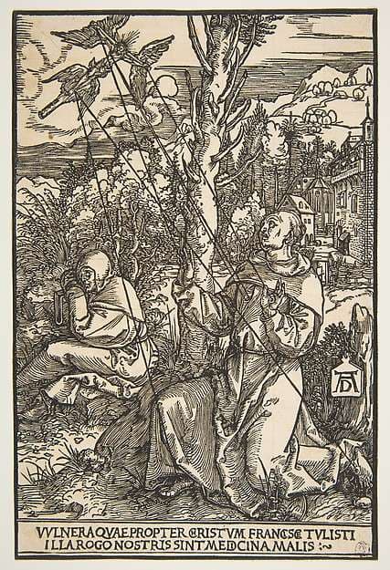 Saint Francis Receiving the Stigmata — Albrecht Dürer