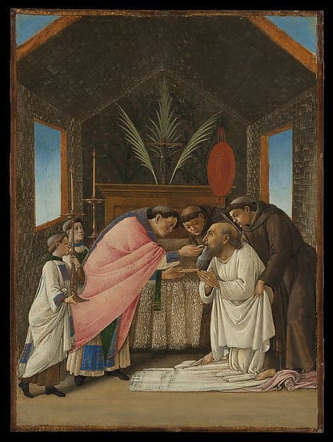 The Last Communion of Saint Jerome — Sandro Botticelli