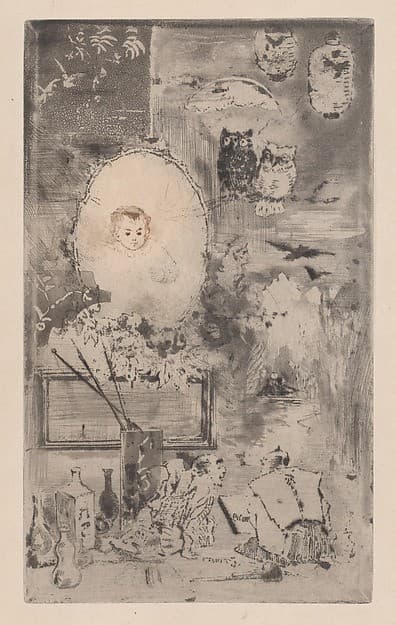 Japanese Baptism — Félix-Hilaire Buhot