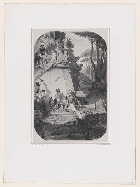 A Siesta in Italy — Baron Henri-Charles-Antoine