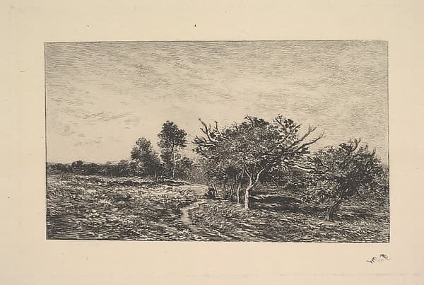 Apple Trees at Auvers — Charles-François Daubigny