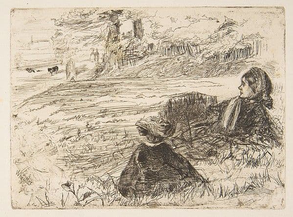 Nursemaid and Child — James Abbott McNeill Whistler