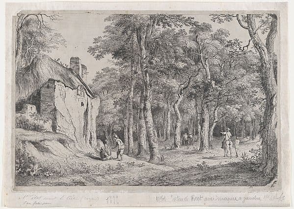Cottage at the Entrance to a Forest — Jean-Jacques de Boissieu