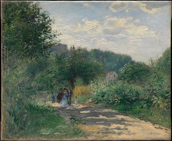 A Road in Louveciennes — Pierre-Auguste Renoir