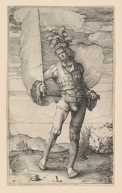 The Standard Bearer — Lucas van Leyden