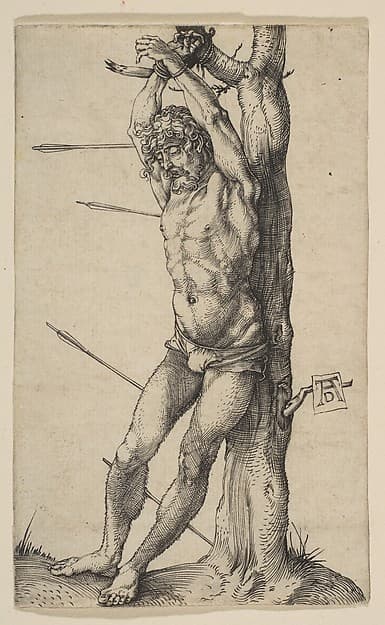 Saint Sebastian Tied to a Tree — Albrecht Dürer