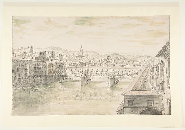 View of the Ponte Vecchio, Florence — Israël Silvestre