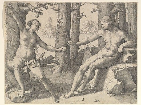 Fall of Man — Lucas van Leyden
