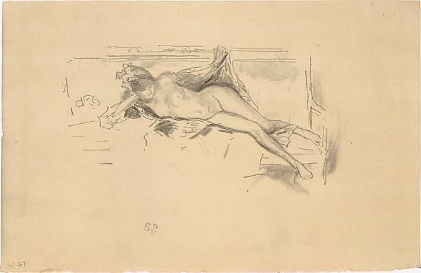 Nude Model Reclining (Nude Model Resting) — James Abbott McNeill Whistler