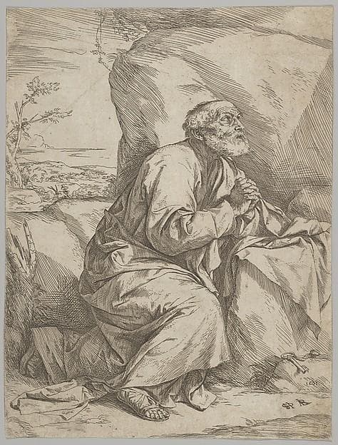The Penitence of Saint Peter — Jusepe de Ribera