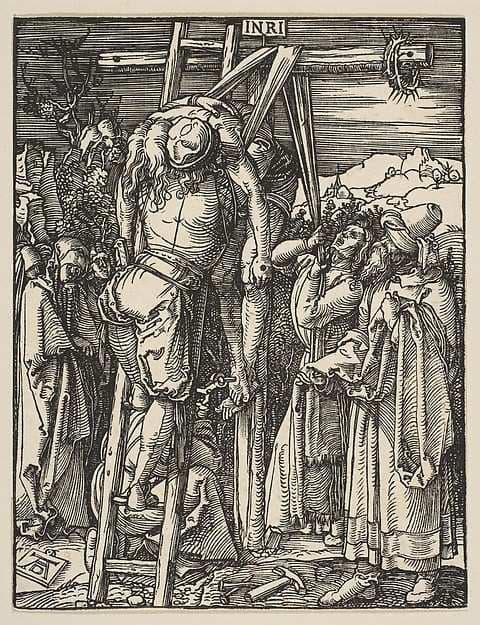 The Descent from the Cross, from "The Small Passion" — Albrecht Dürer