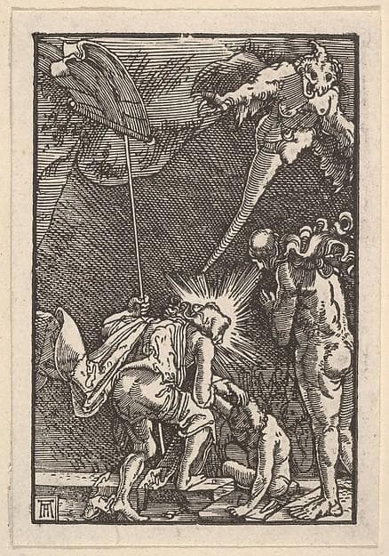 Christ in Limbo, from The Fall and Salvation of Mankind Through the Life and Passion of Christ — Albrecht Altdorfer