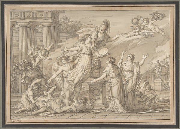 Allegory of the Arts — Joseph-Marie Vien