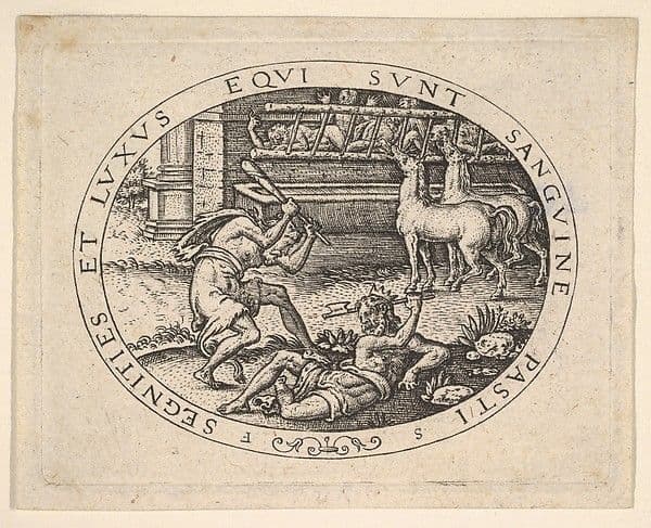 Hercules Killing Diomedes — Etienne Delaune