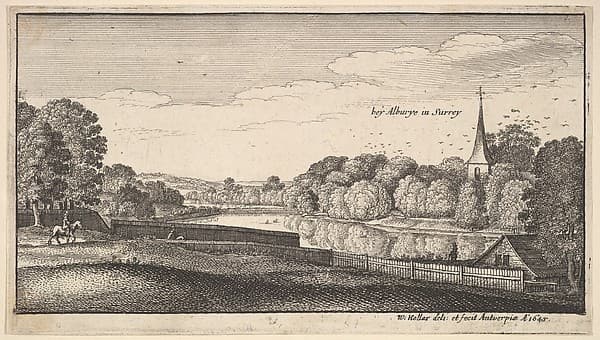 View Near Albury — Wenceslaus Hollar