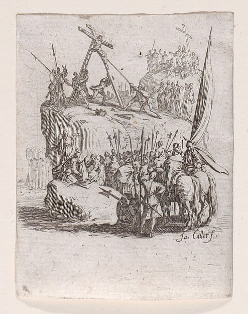 Le Crucifiement (The Crucifixion), from La Petite Passion (The Little Passion) — Jacques Callot