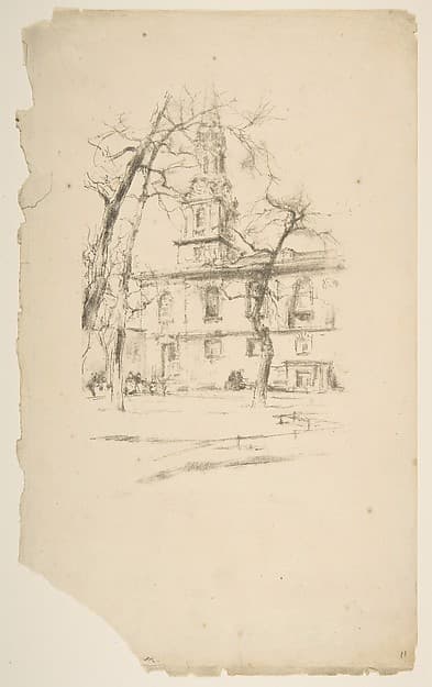 St. Giles-in-the-Fields — James Abbott McNeill Whistler
