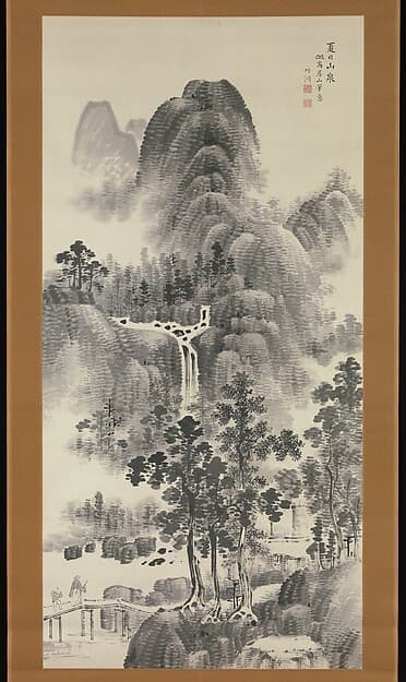 Mountain Stream on a Summer Day — Nakabayashi Chikutō