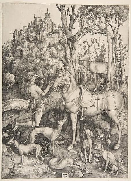 Saint Eustace — Albrecht Dürer
