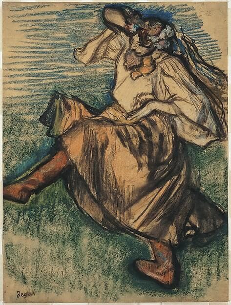 Dancer in Ukrainian Dress — Edgar Degas
