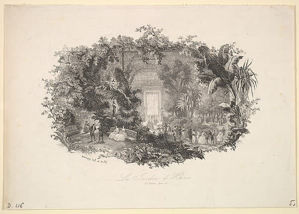 The Winter Garden — Charles-François Daubigny