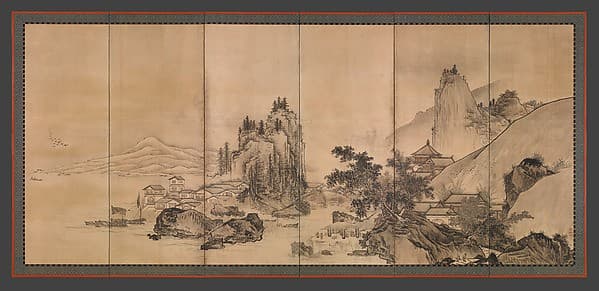 Landscape of the Four Seasons — Unkoku Tōgan