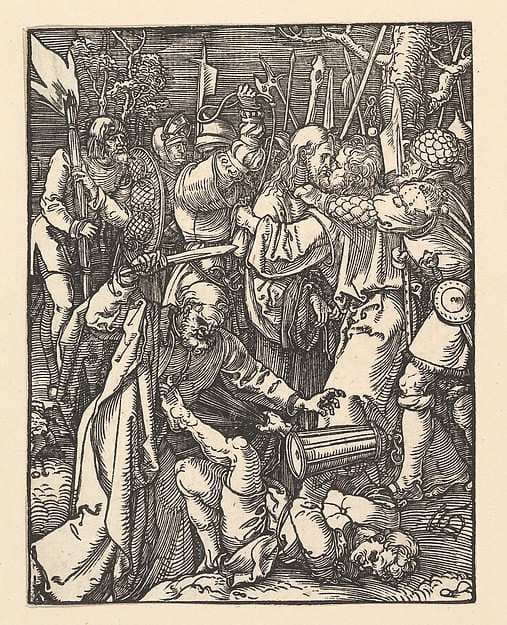 The Betrayal of Christ, from "The Small Passion" — Albrecht Dürer