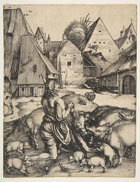 The Prodigal Son — Albrecht Dürer