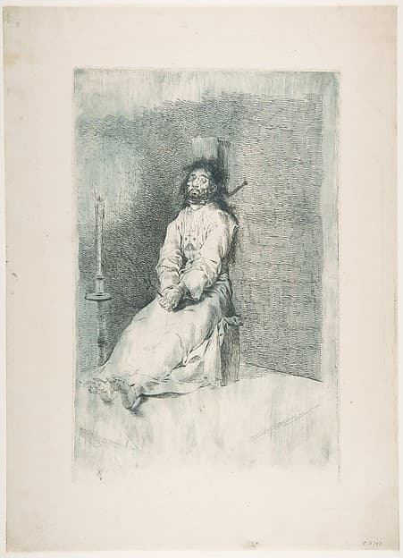 Garroted Man — Francisco Goya