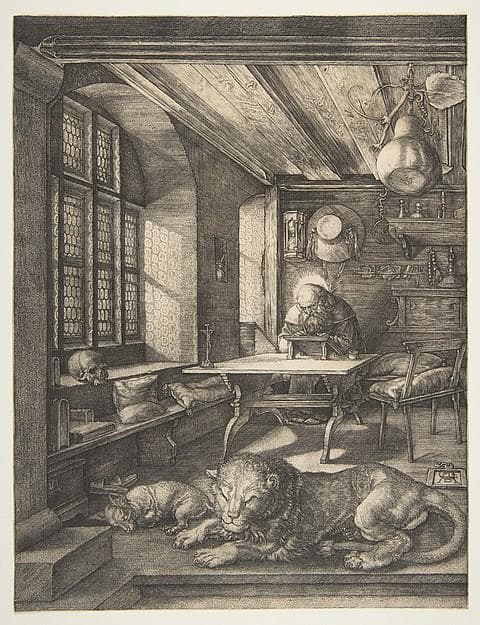 Saint Jerome in His Study — Albrecht Dürer