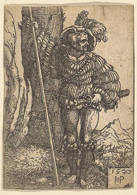 A Lansquenet — Sebald Beham