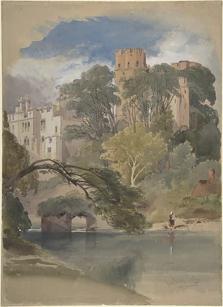Caesar's Tower, Warwick Castle — William Callow