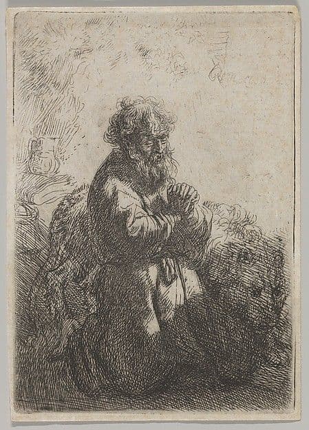 St. Jerome in Prayer — Rembrandt van Rijn