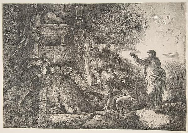 Raising of Lazarus — Giovanni Benedetto Castiglione