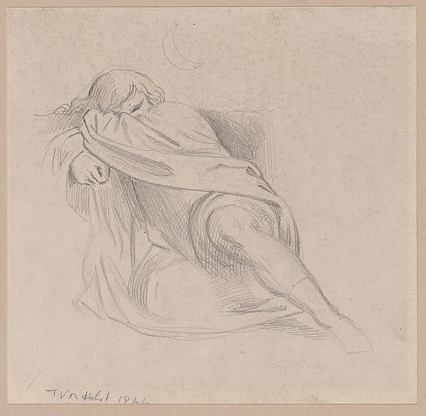 Sleeping man — Theodor von Holst