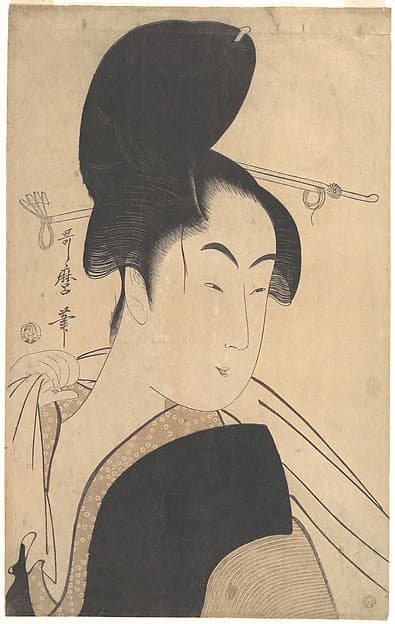 Woman after a Bath — Utamaro