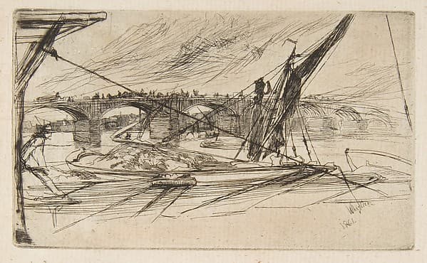 Vauxhall Bridge — James Abbott McNeill Whistler