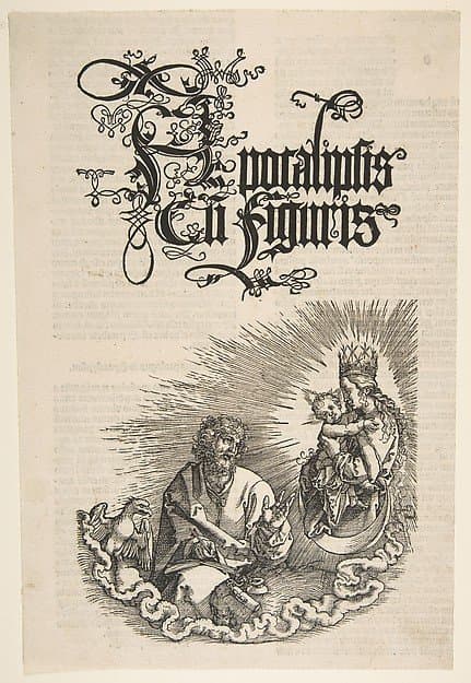 The Virgin and Saint John, from the Apocalypse — Albrecht Dürer