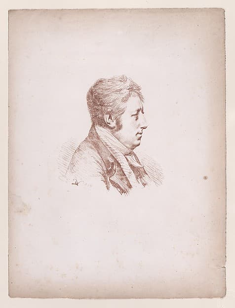 Bust of a man in profile, facing right — Vivant Denon