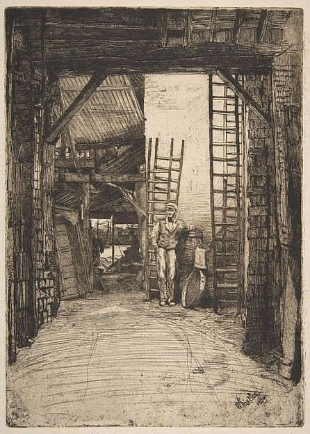 The Lime-Burner (W. Jones, Lime-Burner, Thames Street) — James Abbott McNeill Whistler