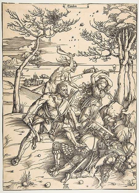 Hercules Conquering the Molionide Twins — Albrecht Dürer